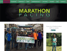 Tablet Screenshot of marathonpacing.com